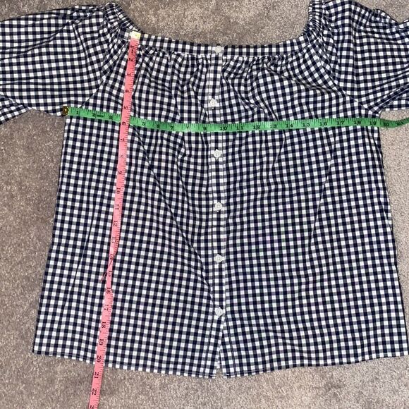 Merona Off the Shoulder Gingham Top! - Picture 11 of 13